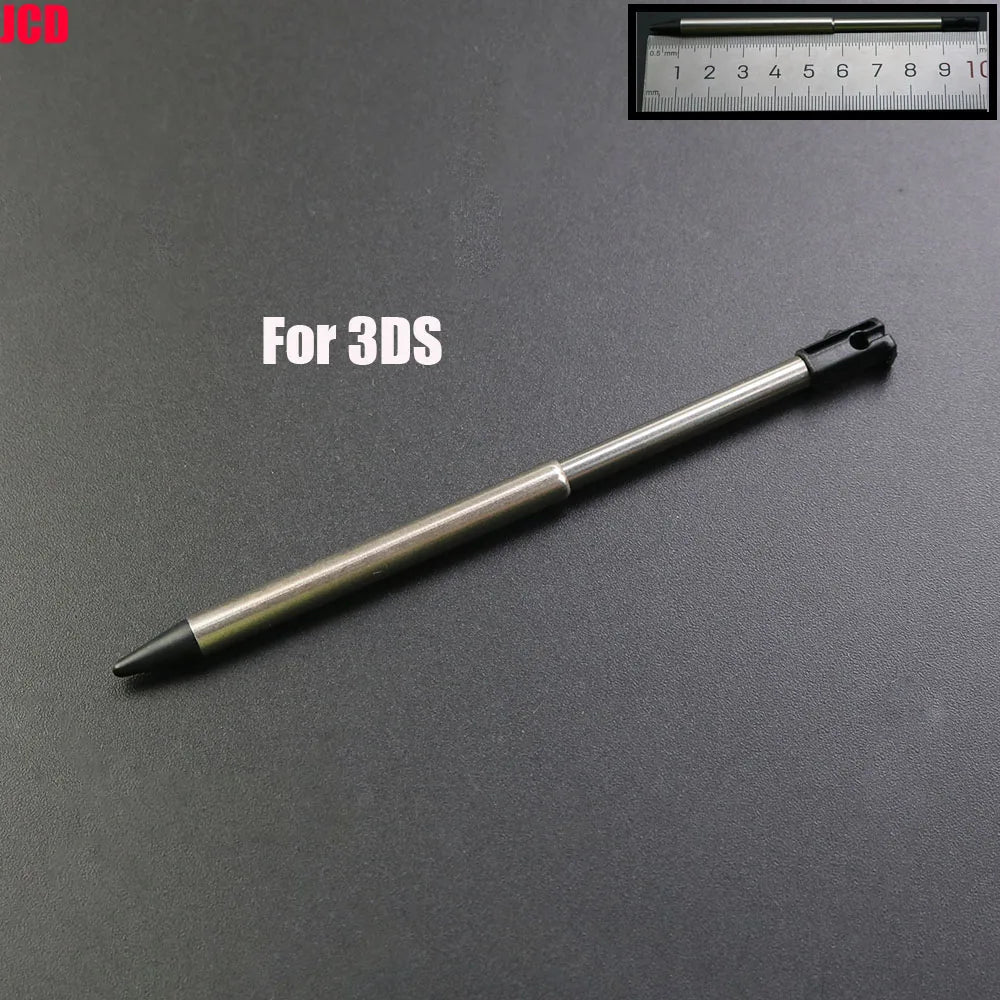 1pcs Black Plastic Stylus Touch Screen Metal Telescopic Stylus Pen For 2DS 3DS New 2DS LL XL New 3DS XL LL For NDSL NDSi NDS Wii