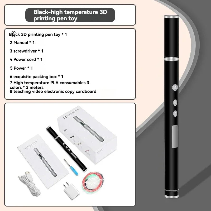 New Rp900a 3d Pen Slimmest Diy 3d Printing Pen In The World Creative Toy Gift Festival Presents For Kids