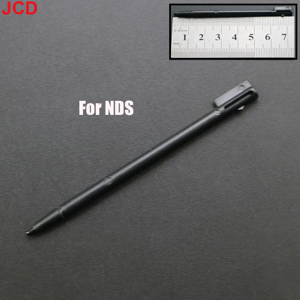 1pcs Black Plastic Stylus Touch Screen Metal Telescopic Stylus Pen For 2DS 3DS New 2DS LL XL New 3DS XL LL For NDSL NDSi NDS Wii