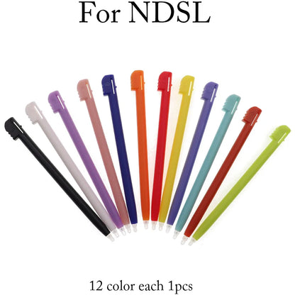 1Set Plastic&Metal Touch Screen Stylus Pen Game Console Pen for NDSL NDSi NDS WIIU 2DS 3DS XL LL New 3DSXL LL New 2DSXL