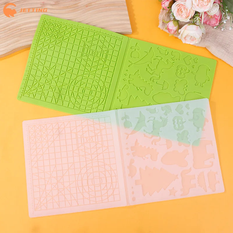 1PCS 3D Printing Pen Silicone Mat DIY Creative Drawing Template Pad With Heat-proof Finger Sleeve Art Tools Christmas Gift