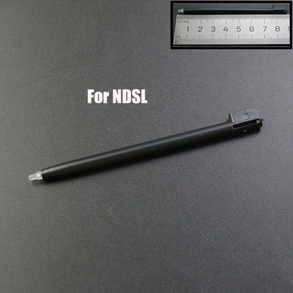 1pcs Black Plastic Stylus Touch Screen Metal Telescopic Stylus Pen For 2DS 3DS New 2DS LL XL New 3DS XL LL For NDSL NDSi NDS Wii
