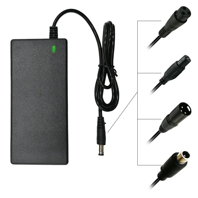 42V 2A DC Power Adapter 5-plug Lithium Battery Charger Replaceable Plug Power Charger AC100-240V EU US Plug Power Adapters