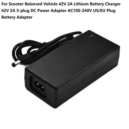 42V 2A DC Power Adapter 5-plug Lithium Battery Charger Replaceable Plug Power Charger AC100-240V EU US Plug Power Adapters