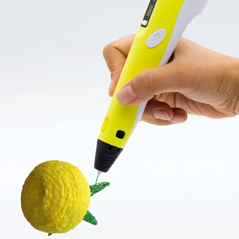 3D Pen For Children 3D Drawing Printing Pen with LCD Screen With PLA 1.75mm Filament Toys for Kids Christmas Birthday DIY Gift