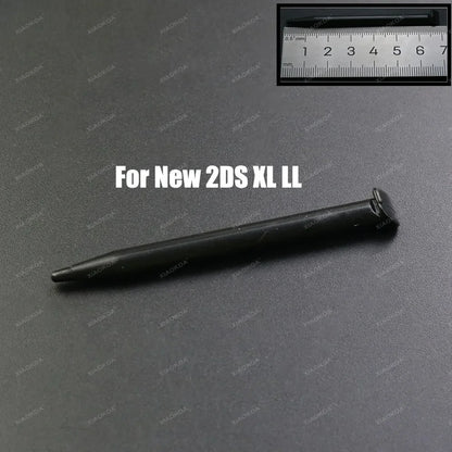 1pcs Black Plastic Stylus Touch Screen Metal Telescopic Stylus Pen For 2DS 3DS New 2DS LL XL New 3DS XL LL For NDSL NDSi NDS Wii