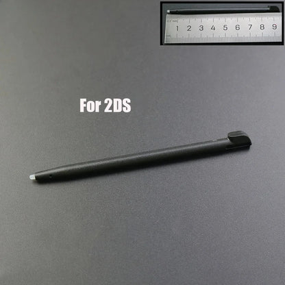 1pcs Black Plastic Stylus Touch Screen Metal Telescopic Stylus Pen For 2DS 3DS New 2DS LL XL New 3DS XL LL For NDSL NDSi NDS Wii