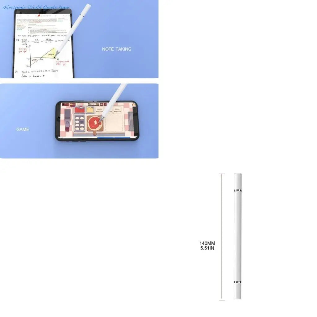 A3PD Double-ended Touch-screen Pen High Sensitivity for Smartphone Tablet Screens