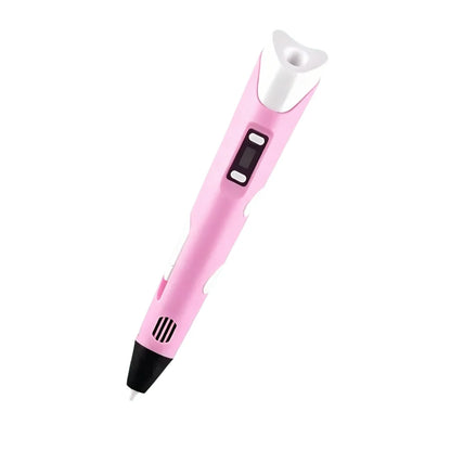 3D Printing Pen Adjustable Temp Speed LED Display DIY Graffiti Pen Non-Toxic PLA Safe Educational Toy For Kids Birthday Gift