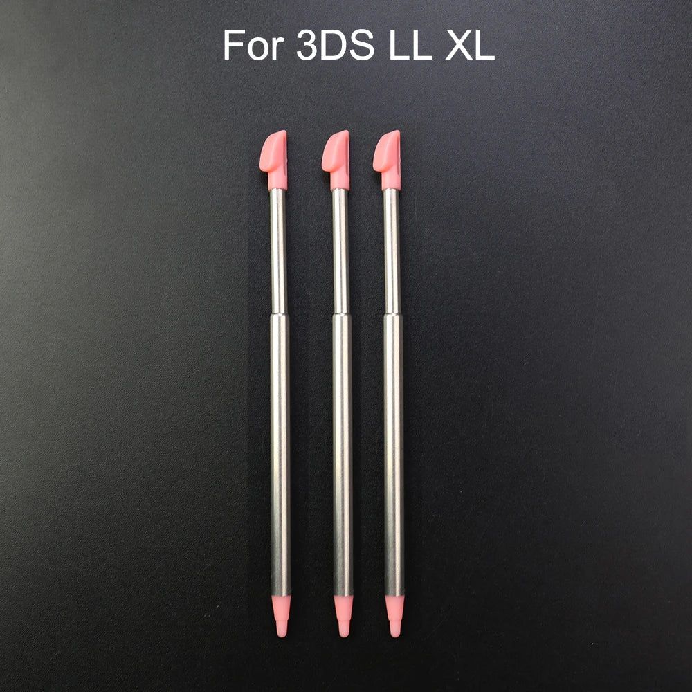 3PCS Plastic Stylus Touch Screen Metal Telescopic Stylus Pen for 3DS XLNDSI NDSL NDS New 2DS XL LL 2DS 3DS