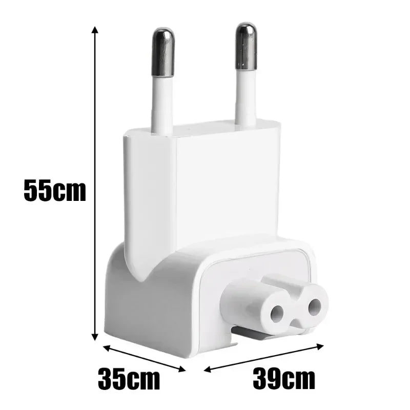 1-4PCS EU Plug Converter Portable Wall Travel Charger Adapter for Ipad Magsafe Macbook Laptop Charge Power Adapters Accessories