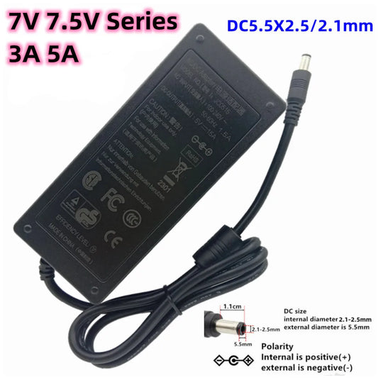 7V 3A 7.5V 3A 5A 5A ACDC Adapter 7.5V 3A Power Adapters Switch Mode Power Supply Adapter 7.5V 5A Electric Current Source Convert