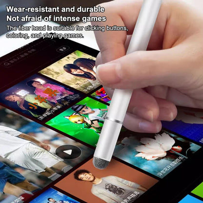 Premium Universal Stylus Pen for Smart Phones, iPads, & Tablet Drawing - 3 in 1 Design