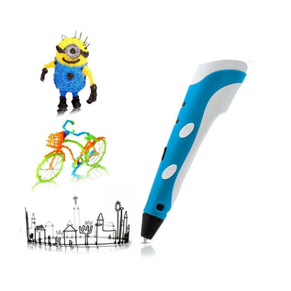 3D Pen Original DIY 3D Printing Pens With ABS Filament Creative Toy Birthday Gift for Kids Design Drawing 3D Printer Pen