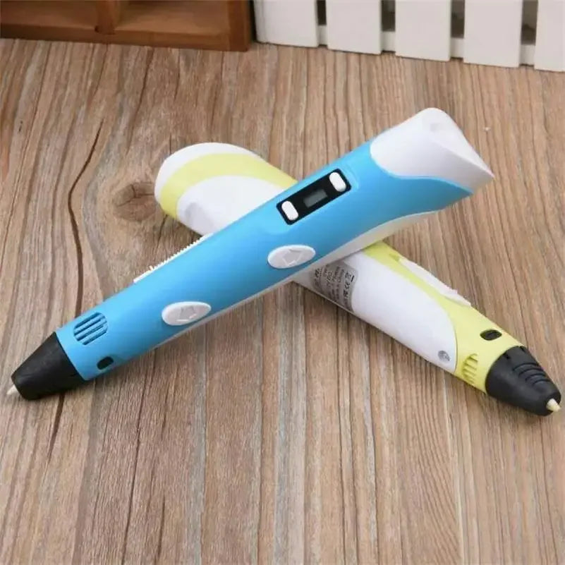 3D Pen For Children 3D Drawing Printing Pen with LCD Screen With PLA 1.75mm Filament Toys for Kids Christmas Birthday DIY Gift