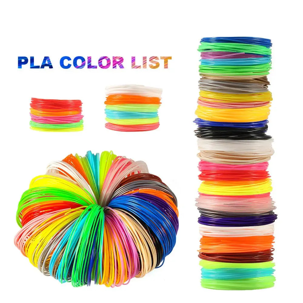 School Stereoscopic Low Temperature 3D Pen Accessories Filament 1.75mm 3D Printing Material PLA/ABS/PCL