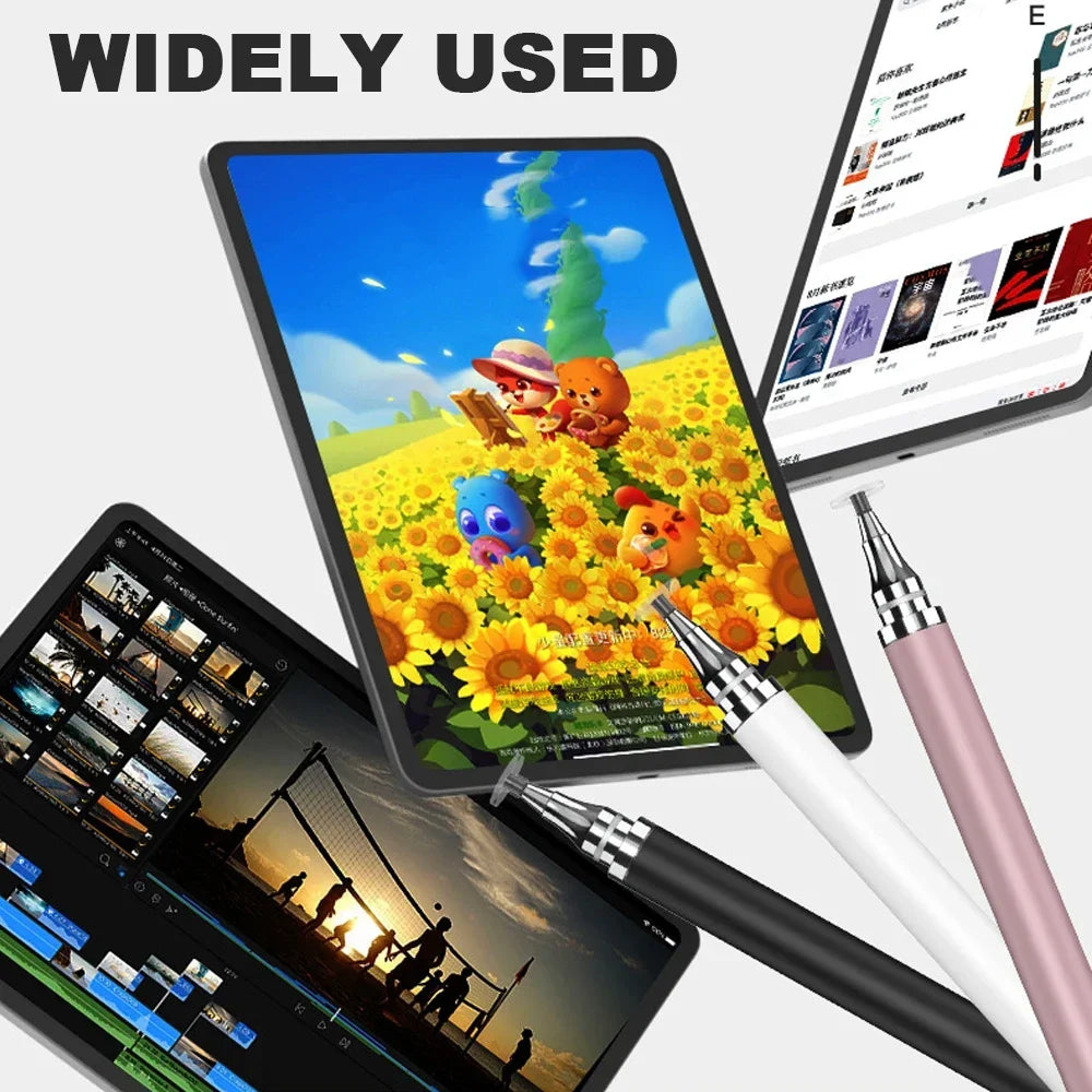1-3PCS Smart Tablet Phone Universal 2 in 1 Capacitive Stylus Pen Drawing Pens for iPhone/Android All Capacitive Touch Screens