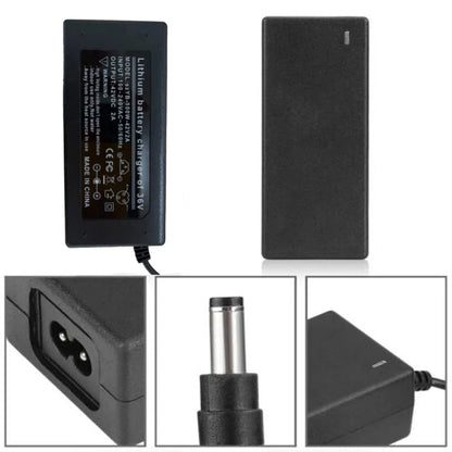 42V 2A DC Power Adapter 5-plug Lithium Battery Charger Replaceable Plug Power Charger AC100-240V EU US Plug Power Adapters