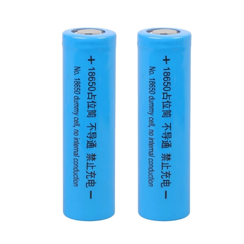 18650 Dummy Battery Spacer Tube 0V NonConductive For Power Adapters Welding Training DIY Projects Y4QD