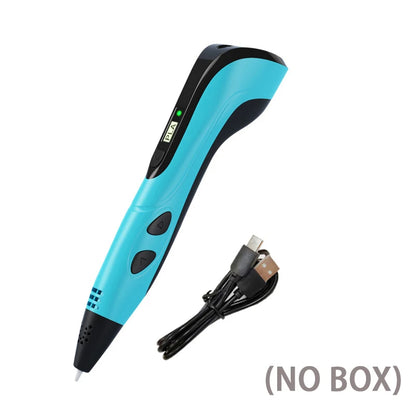 NEW 3D Printing Pen 3d Pen Set LCD Display with PLA Filament for Kids Chidren Child's Birthday Christmas Creative DIY Gift