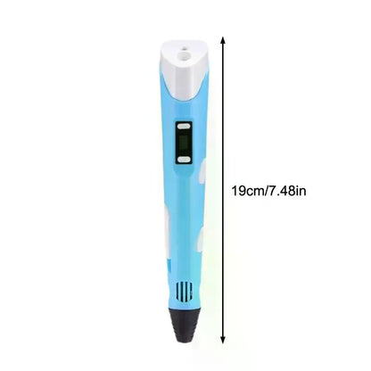 3D Printing Pen Intelligent Pen Making Graffiti ArtsCrafts With USB Cable For Kids Adults DIY Creative Art Supplies